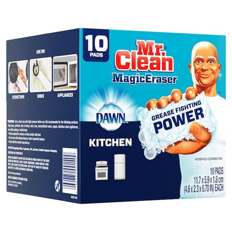Mr clean magic eraser and dawn dish soap